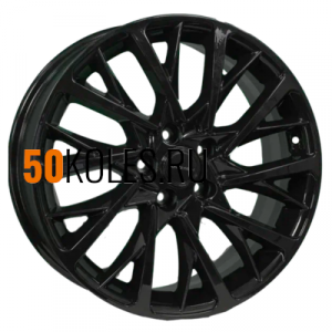 7.5x18/5x108 ET46 D63.4 KHW1804 (Tugela/Jaguar F-Pace) Black Khomen Wheels