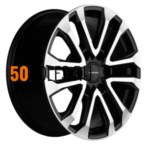 7.5x18/6x139.7 ET30 D106.1 KHW1805 (JAC T6 Pickup) Black-FP