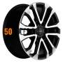 7.5x18/6x139.7 ET30 D106.1 KHW1805 (JAC T6 Pickup) Black-FP