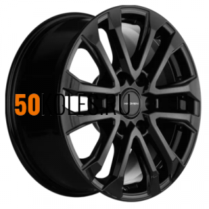 7,5x18/6x139,7 ET45 D93,1 KHW1805 (Mazda BT50) Black Khomen Wheels