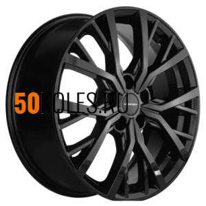 7x18/5x114,3 ET37 D66,5 KHW1806 (Dargo/Jolion) Black Khomen Wheels