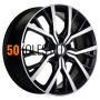 7x18/5x114.3 ET37 D66.5 KHW1806 (Haval Jolion) Black-FP
