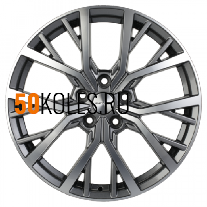7x18/5x114,3 ET40 D66,5 KHW1806 (Haval Dargo) Gray-FP Khomen Wheels