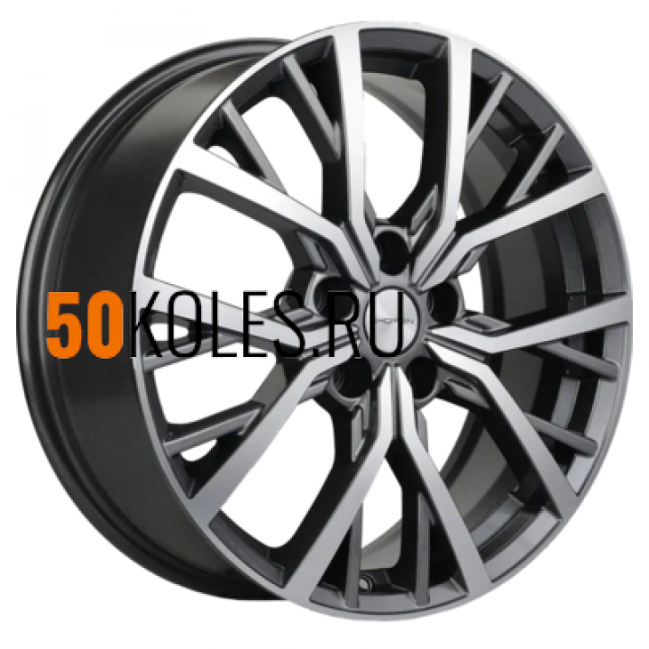 7x18/5x112 ET43 D57.1 KHW1806 (Kodiaq/Tiguan) Gray-FP Khomen Wheels
