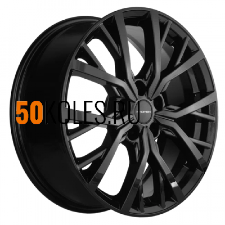 7x18/5x114.3 ET38 D67.1 KHW1806 (Outlander) Black Khomen Wheels