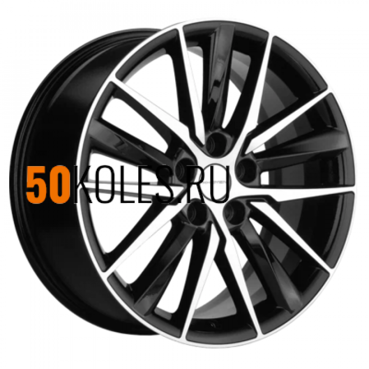 8x18/5x112 ET39 D66.6 KHW1807 (A6/Q5) Black-FP