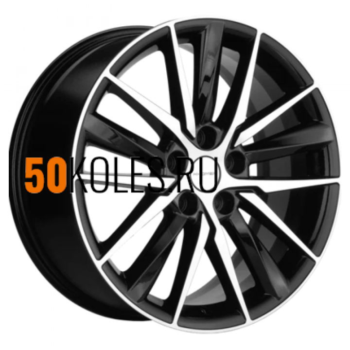 8x18/5x108 ET46 D63.4 KHW1807 (Tugella/Jaguar XF/F-Pace) Black-FP