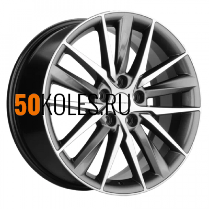8x18/5x108 ET46 D63.4 KHW1807 (Tugella/Jaguar XF/F-Pace) Gray-FP