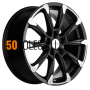 7.5x18/5x114.3 ET35 D60.1 KHW1808 (Lexus NX) Black-FP