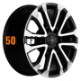 7.5x18/5x114.3 ET50 D66.1 KHW1808 (Murano) Black-FP
