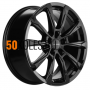 7.5x18/5x114.3 ET38 D67.1 KHW1808 (Outlander) Black Khomen Wheels