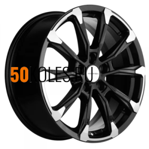 7.5x18/5x114.3 ET38 D67.1 KHW1808 (Outlander) Black-FP