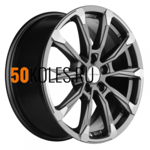 7.5x18/5x108 ET46 D63.4 KHW1808 (Tugella/Jaguar XF/F-Pace) Gray-FP Khomen Wheels