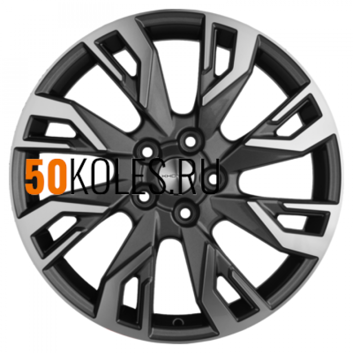 7x18/5x110 ET35 D67.1 KHW1809 (CS75 Plus) Gray-FP Khomen Wheels