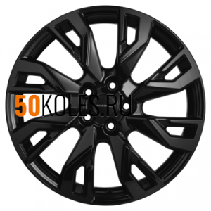 7x18/5x114.3 ET53 D54.1 KHW1809 (Geely Coolray) Black Khomen Wheels