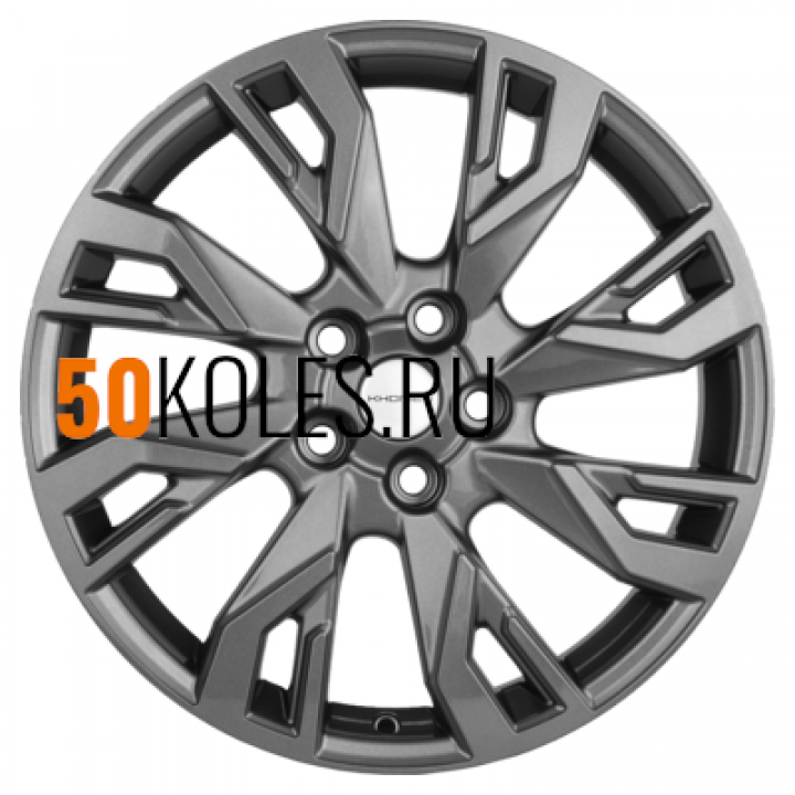 7x18/5x114.3 ET40 D66.5 KHW1809 (Haval Dargo) Gray Khomen Wheels