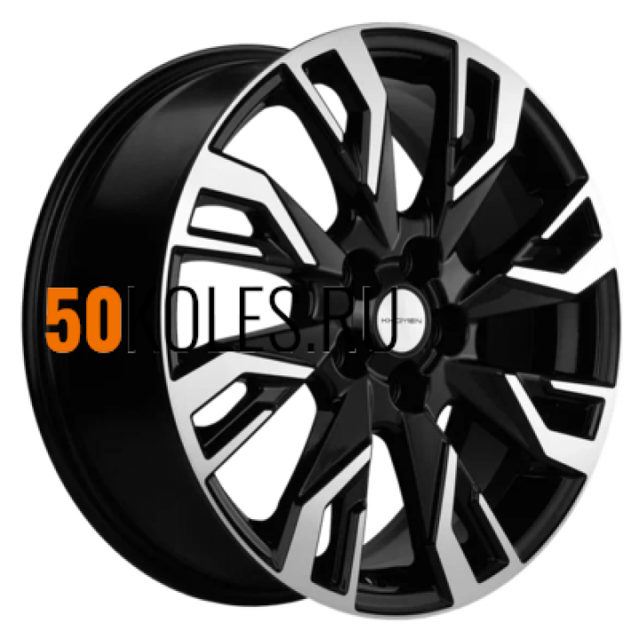 7x18/5x114.3 ET35 D66.1 KHW1809 (Koleos) Black-FP