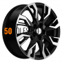 7x18/5x114.3 ET35 D66.1 KHW1809 (Koleos) Black-FP