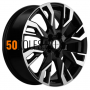 7x18/5x114.3 ET38 D67.1 KHW1809 (Outlander) Black-FP