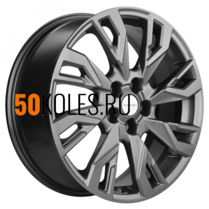 7x18/5x114.3 ET38 D67.1 KHW1809 (Outlander) Gray Khomen Wheels