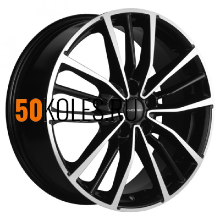 7x18/5x114.3 ET45 D67.1 KHW1812 (Changan CS75 FL) Black-FP Khomen Wheels
