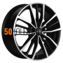 7x18/5x114.3 ET45 D67.1 KHW1812 (Changan CS75 FL) Black-FP Khomen Wheels