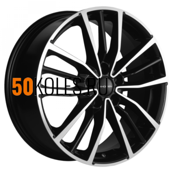 7x18/5x108 ET33 D60.1 KHW1812 (Chery Tiggo 4/Tiggo 7 Pro) Black-FP Khomen Wheels