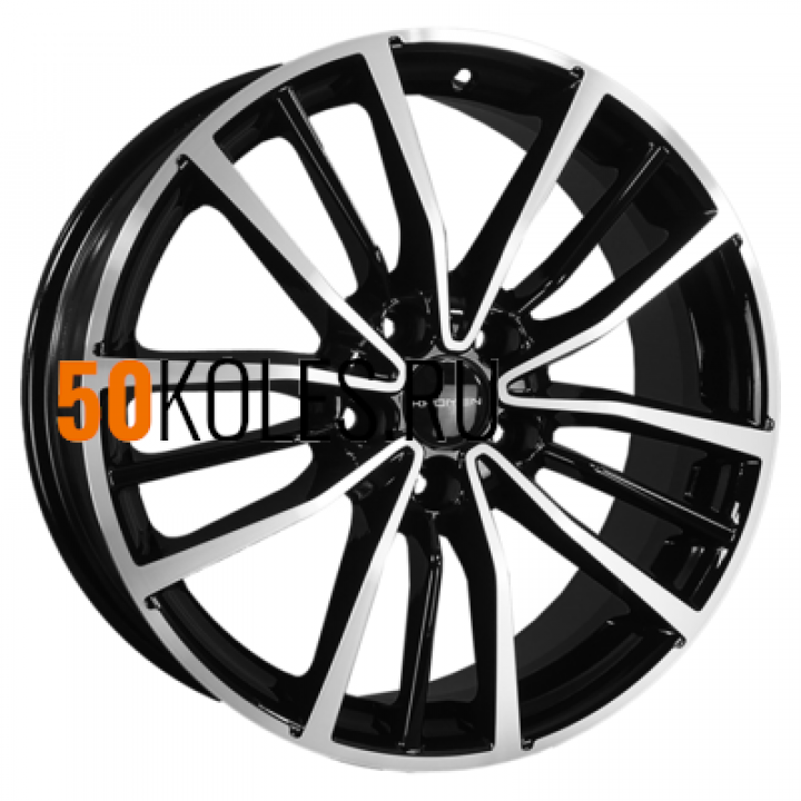 7x18/5x114,3 ET48 D56,1 KHW1812 (Forester) Black-FP Khomen Wheels