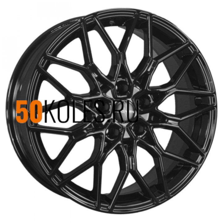 7x18/5x110 ET45 D67.1 KHW1813 (Dongfeng 580) Black Khomen Wheels