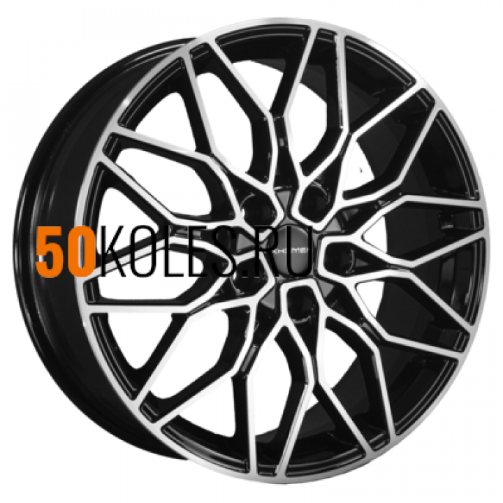 7x18/5x108 ET46 D63,4 KHW1813 (Geely Monjaro/Tugella) Black-FP Khomen Wheels