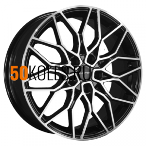 7x18/5x114.3 ET38 D67.1 KHW1813 (Outlander) Black-FP Khomen Wheels