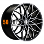 7x18/5x114,3 ET40 D66,1 KHW1813 (Qashqai) Black-FP Khomen Wheels