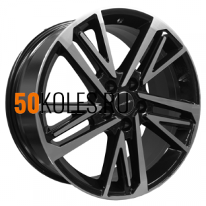8x18/5x114.3 ET46 D67.1 KHW1815 (Hyundai i40) Black-FP Khomen Wheels