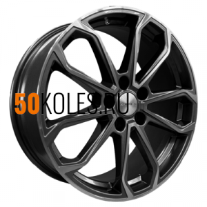 7x18/5x114.3 ET45 D60.1 KHW1816 (Geely Atlas (Pro) / Changan CS55 (75)) Gray-FP Khomen Wheels