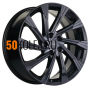 7.5x19/5x114.3 ET35 D60.1 KHW1901 (Changan Uni-k) Black Khomen Wheels