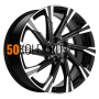 7,5x19/5x114,3 ET45 D60,1 KHW1901 (Geely Atlas/Atlas Pro) Black-FP Khomen Wheels