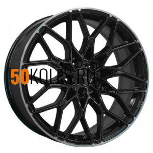 8.5x19/5x112 ET30 D66.6 KHW1902 (Audi/VW) Black MR Khomen Wheels