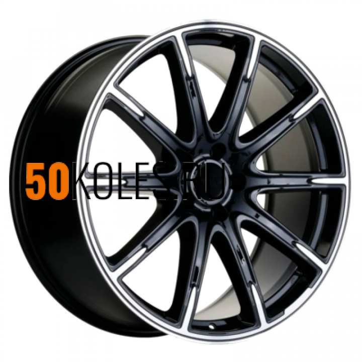 8.5x19/5x112 ET38 D66.6 KHW1903 (Mercedes) Black-FP (под ORG) Khomen Wheels