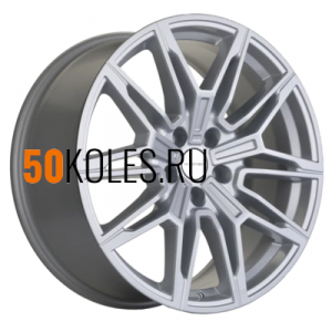 9.5x19/5x112 ET40 D66.6 KHW1904 (BMW Rear) Brilliant Silver Khomen Wheels
