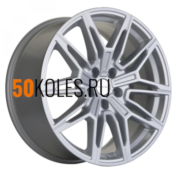 9.5x19/5x112 ET40 D66.6 KHW1904 (BMW Rear) Brilliant Silver Khomen Wheels