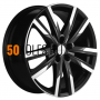 7,5x19/5x114,3 ET35 D60,1 KHW1905 (Changan Uni-k) Black-FP Khomen Wheels