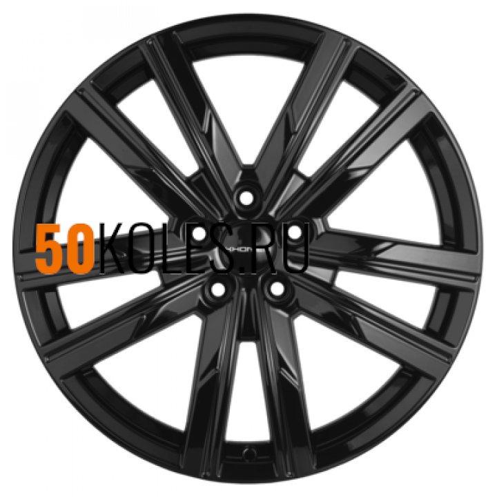 7.5x19/5x114.3 ET40 D66.5 KHW1905 (Haval Dargo) Black Khomen Wheels