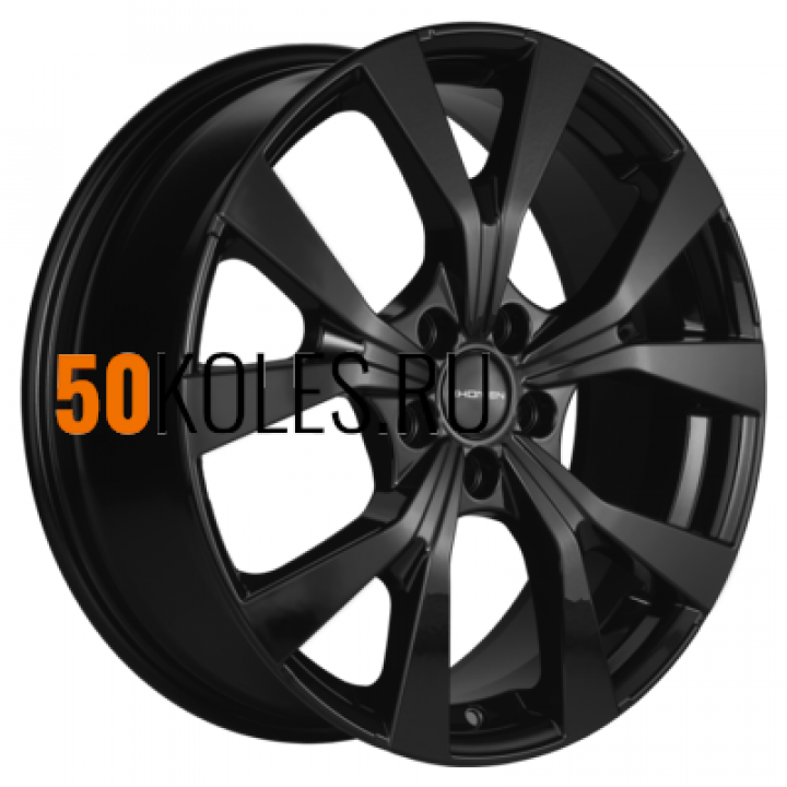7x19/5x114.3 ET45 D60.1 KHW1906 (Changan CS85 Coupe) Black Khomen Wheels