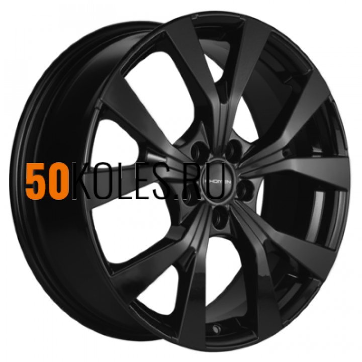 7x19/5x108 ET45 D65.1 KHW1906 (Dongfeng AX7) Black Khomen Wheels