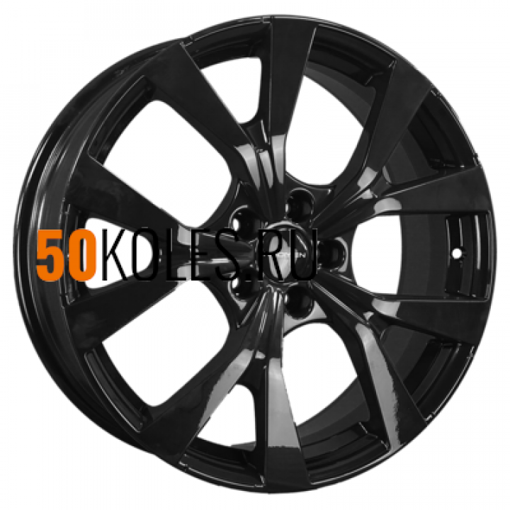 7x19/5x114.3 ET49 D60.1 KHW1906 (Evolute i-SKY) Black Khomen Wheels