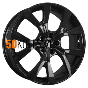 7x19/5x114.3 ET35 D60.1 KHW1906 (Lexus NX) Black Khomen Wheels