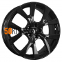 7x19/5x114,3 ET45 D67,1 KHW1906 (Mazda CX-5/CX-8) Black Khomen Wheels