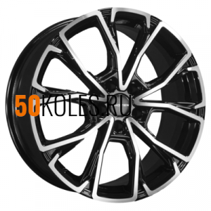 7,5x19/5x108 ET41 D65,1 KHW1907 (Exeed RX) Black-FP Khomen Wheels