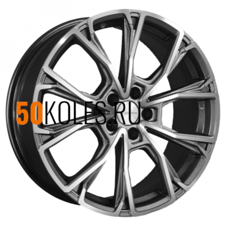 7.5x19/5x108 ET36 D65.1 KHW1907 (Exeed VX/TXL) Gray-FP Khomen Wheels