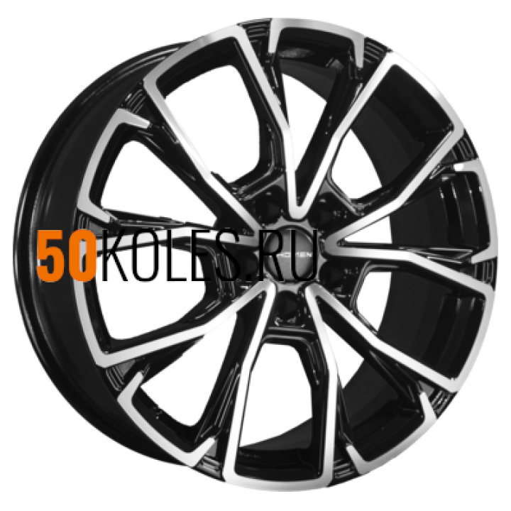7,5x19/5x108 ET38 D60,1 KHW1907 (Jetour X70/X90 Plus) Black-FP Khomen Wheels